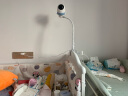 海马爸比【老爸抽检 品质之选】二代婴儿看护机智能监控宝宝监护器哭声监 元气蓝-豪华版128G+支架+提醒器 实拍图