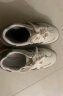 西遇德训鞋女2024新款春季学院风美式黑白运动休闲小白鞋厚底板鞋 米白+棕色 36 晒单实拍图