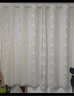 家菲（jiafei） 【布纱+杆】法式窗帘遮光蕾丝双层带纱一体免打孔安装少女风轻奢 布纱一体-奶茶色 (宽2.6-3.1米)(高2.7米2片含杆) 实拍图