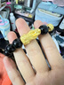 CEMNI千年珠宝 黄金貔貅手链男足金999转运珠手串女3D硬金玛瑙手链礼物 1貔貅+12mm玛瑙【约2g】中版 实拍图