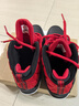 乔丹专业实战篮球鞋男鞋2025冬季新款皮面防水高帮减震防滑耐磨运动鞋 黑色/番茄红 40 实拍图