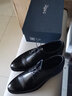 金利来（Goldlion）男鞋正装鞋冬季柔软舒适加绒皮鞋502740432ALL黑42 实拍图