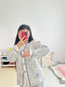 婧麒月子服秋冬产后纯棉孕妇哺乳睡衣冬季11月产妇喂奶家居服套装 【空气棉】水墨画260g L 实拍图