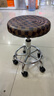 九千谷可升降吧台椅酒吧凳子餐椅加厚转椅理发店酒吧美发椅滑轮款4970 实拍图
