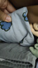 英博伦秋冬儿童内衣男纯棉男童秋衣秋裤套装中大童长袖全棉睡衣男 81567兰灰 140 实拍图