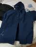 啄木鸟冲锋衣男春秋季外套新款户外三合一登山服防风夹克上衣服 男款牛仔蓝 4XL （建议160-180斤） 实拍图