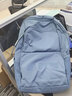 斯凯奇（Skechers）双肩包男女同款书包简约时尚大容量旅行包学生背包 冰川蓝【经典款-约24.4L大容量】 实拍图