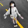 LDBE灰色小狗刺绣棒球服外套女2026新款秋季美式oversize宽松夹克上衣 白灰色【春秋薄款】 L 【100-120斤】 实拍图