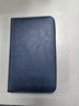 嘉然恒 a6商务活页笔记本子多功能拉链包式记事本可拆卸替换内芯简约会议记录本工作日记本可定制 蓝色 实拍图