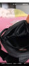 南博耐森单肩背包斜挎包2023新款跨境男士牛津布胸包多功能运动户外休闲 黑色-单层 实拍图