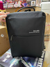 巴朗双肩包男士背包休闲简约立体商务旅行出差大容量电脑包大学生书包 雅典黑商务版中号 实拍图