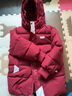 Levi's李维斯童装男童中长款三防棉服冬季新款加厚保暖上衣复古外套 赤霞红 120 /60 【建议身高110-116cm】 实拍图