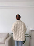 鸭鸭衬衫领轻薄羽绒服女大口袋2024冬季新款短款时尚休闲百搭保暖外套 咖色 M 晒单实拍图
