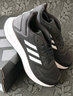 adidas DURAMO RC训练备赛轻盈体测跑鞋男女阿迪达斯官方 蓝色/白色/红色(推荐脚型偏胖选大半码)   44 实拍图