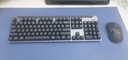 罗技（Logitech）K865机械键盘 无线键盘 104键全尺寸键盘 商务办公多设备长待机游戏电竞键盘（K845升级款） k865+M750L+大桌垫【黑色套装】 实拍图