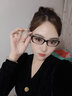 mark story防花粉眼镜 护目镜男女防蓝光防风沙骑行骑车防护眼镜框可配近视 黑色 实拍图