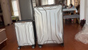 新秀丽（Samsonite）拉杆箱 时尚轻盈行李箱飞机轮旅行箱 TS7*25003银色20+28英寸套装 实拍图