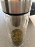 万象（WANXIANG）双层玻璃杯V48RL便携泡茶杯钛银色商务办公礼盒装带茶漏玻璃水杯 实拍图