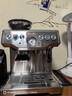 铂富（Breville）BES870 半自动咖啡机 家用意式 研磨奶泡一体式 可拆卸豆仓 16档研磨 锻光银  实拍图