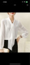 尚都比拉优雅通勤蝴蝶结系带设计感衬衫女春秋长袖白衬衣 白色 XL  晒单实拍图