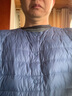 鸭鸭（YAYA）2023秋冬新款轻薄羽绒服男士内胆短款休闲百搭鸭绒保暖外套K 雾霾蓝色 XL 实拍图