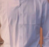 南极人衬衫男 纯色长袖商务衬衫男士棉质舒适衬衣外套修身白衬衫男3XL 晒单实拍图