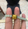 周六福（ZLF）新年礼物  黄金转运珠女款足金十二生肖本命年串珠T 定价 兴财萌狗-1.24g 实拍图
