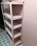 峰阳货架 置物架 厨房货架 家用多层架子 客厅阳台卫生间落地收纳架 粉色 长60宽40高171cm 五层 粉色 实拍图