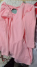 艾舞戈儿童舞蹈服秋冬季女童芭蕾舞裙练功服幼儿园宝宝表演棉裙考级舞蹈 粉色-长袖-后背蝴蝶 140 实拍图