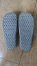 佐哲乔按摩拖鞋男女家用室内防滑穴位带刺颗粒软底足疗脚底按摩拖鞋 皮质B/灰蓝 42-43 【适合41-42码】 实拍图