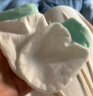 爱宝适 婴儿防抓手套新生儿手套防抓脸透气冰丝3双组合装S185 蓝+黄+绿 实拍图