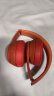 GESONGZHE 适用Beats Solo3耳罩  Solo2Wireless蓝牙耳机套保护套 蛋白皮 玫红色 solo2/3 蓝牙版 实拍图
