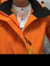 拓路者朱雀冲锋衣女三合一户外登山服外套防风防水抓绒保暖爬山旅游女款 日光橙 抓绒两件套 M 实拍图