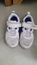 鸿星尔克（ERKE）童鞋中小童男童常规慢跑鞋儿童运动鞋正白/星际蓝28 实拍图