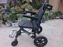 凯莱宝轻便轮椅折叠车旅行手推车简易代步车便携老人专用器械四轮车神器 2026年新款【两种推行方式+扁管U型扶手+拉杆】 实拍图