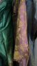 兆君2023春夏个性盘扣立领双色交织连衣裙女 气质中国风桑蚕丝裙 粉紫 180/XXXL 晒单实拍图