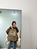 新潮代背包男商务大容量双肩包旅行出差休闲学生党电脑包轻便高颜值 多隔层卡其色【大容量扩容30%】 实拍图