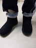 斯凯奇Skechers秋冬绒毛保暖加绒一脚蹬雪地短靴子女耐磨软底缓震鞋子 实拍图