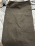 唐谜毛呢西装半身裙女秋冬2025新款高腰通勤包臀裙中长款后开叉一步裙 毛呢-深灰色-长款70CM起 M (27) 【95-105斤】 实拍图