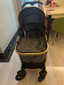 康多贝（KANGDORBE）婴儿推车可坐可躺轻便可折叠新生儿减震高景观双向手推婴儿车童车 浅灰+奢华版【提篮+睡篮二合一】 实拍图