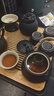 京东京造 茶具整套 功夫茶具陶瓷套装茶壶茶杯茶盘【黑陶提梁壶】 12件套  实拍图