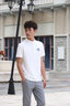 真维斯（Jeanswest）Polo衫男夏季简约休闲透气短袖男士时尚百搭商务t恤潮流宽松上衣 【7A抗菌】白色(熊猫先森胸标) XL /180(体重140-160斤左右) 实拍图