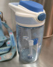 乐扣乐扣（LOCK&LOCK）手拎儿童吸管杯儿童塑料水杯tritan材质户外便携运动杯400ml蓝色 实拍图
