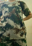 迪伽洛军训服迷彩服装全套初高中大学生夏季军训服短袖套装外套训练服 灰迷【优质T恤+长裤+帽+腰】 175  (适合身高170-175CM） 实拍图