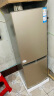 Haier海尔冰箱小型家用小冰箱双开门二门风冷无霜/直冷藏冷冻两用超薄大容量出租房用办公室节能冰箱 180升双门节能冰箱日耗0.69度电 实拍图