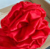 佳妍新年装饰红布料 结婚用品乔迁开业装饰大红色佛布抓周红绸布1.8m 实拍图