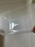 特美居一次性饭盒长方形透明塑料快餐盒加厚带盖打包盒餐具50套装750ml 实拍图
