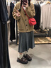 相伊恋人针织外套女25年春秋季新款毛衣外搭中长款宽松开衫慵懒风韩版上衣 米白色 均码 【建议80-140斤】 实拍图