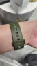 时刻美（skmei）学生儿童手表男女防水指针表初高中生生日礼物2108军绿色 实拍图