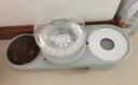 华元宠具（hoopet）宠物智能喂食器猫碗猫咪狗碗宠物自动狗狗食盆狗饭盆防打翻猫用品 绿色-智能喂食器（带不锈钢碗） 实拍图